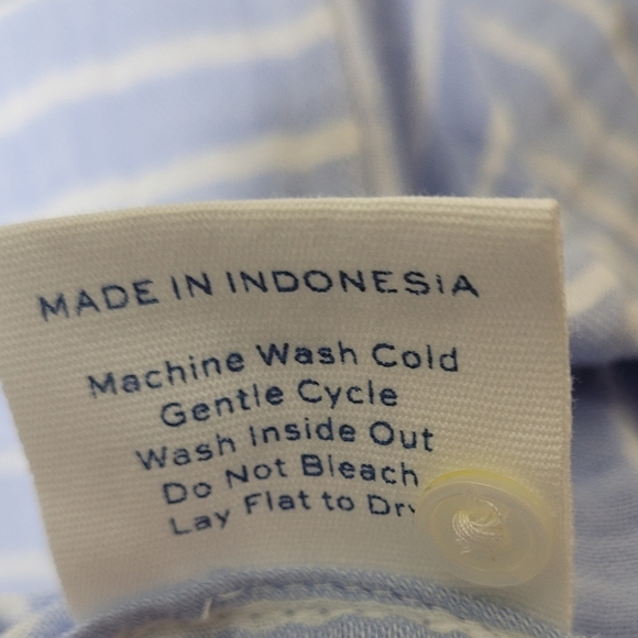 Alice Walk The Striped Organic Cotton Cloud Top Size M NWT - Picture 10 of 11